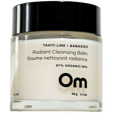OM Organics Tahiti Lime + Babassu Radiant Cleansing Balm, 90G