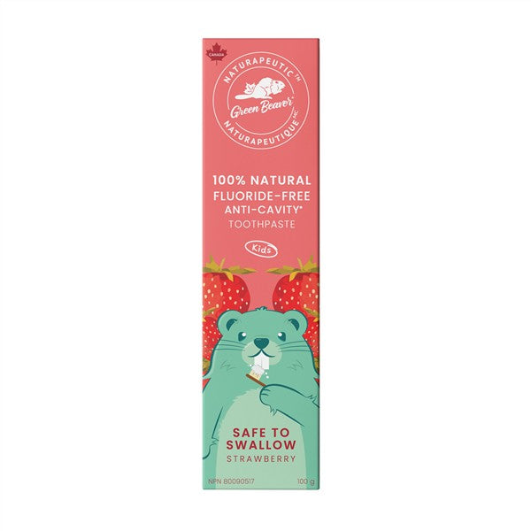 Green Beaver - Kids Strawberry Toothpaste