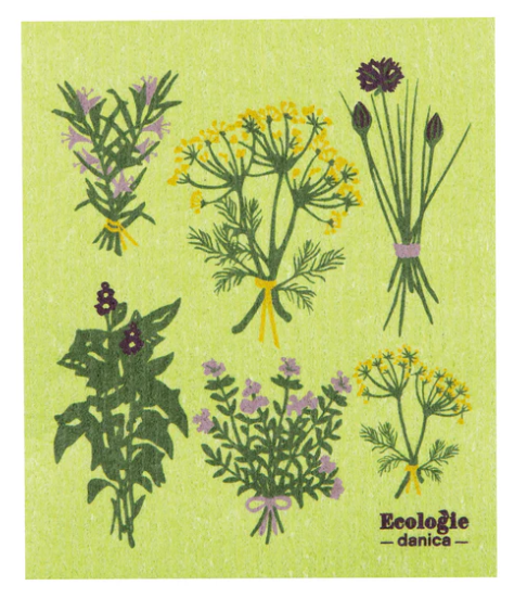 Ecologie Swedish Sponge Cloth - Fresh Herbs