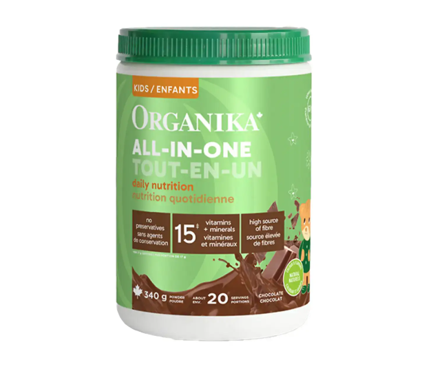 Organika Kids All-In-One Daily Nutrition Chocolate, 340G