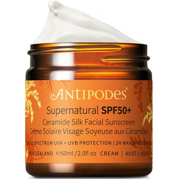 Antipodes Supernatural SPF50+ Sunscreen, 60Ml