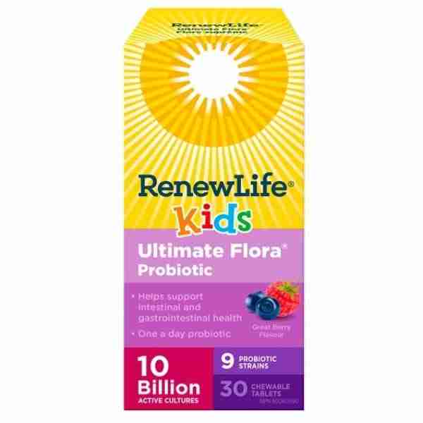 1450-RenewLife-Ultimate-Flora-Kids-Probiotic-10-Billion-30-chewable-tablets