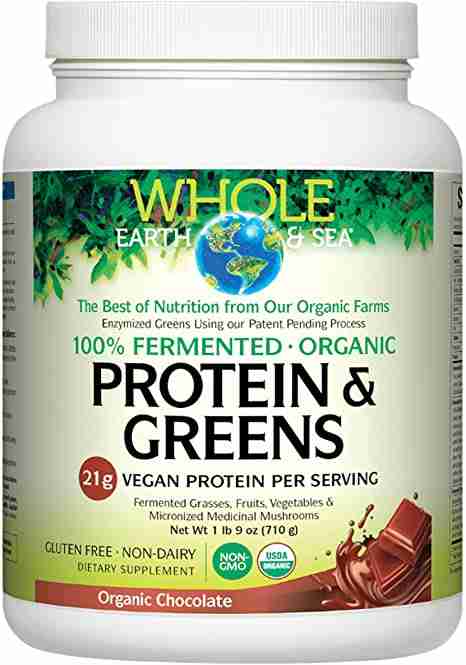 1499-Natural-Factors-Whole-Earth-Sea100-Fermented-Organic-Protein-Greens-Chocolate-710g