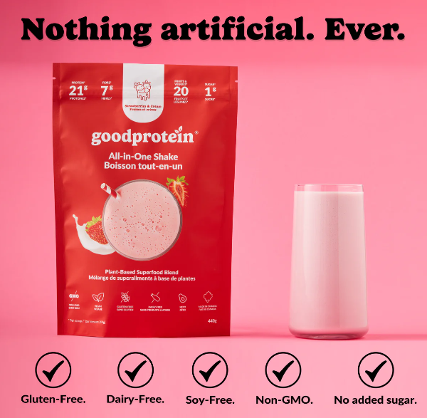 Good Protein All In One Shake - Strawberries & Cream, 880G