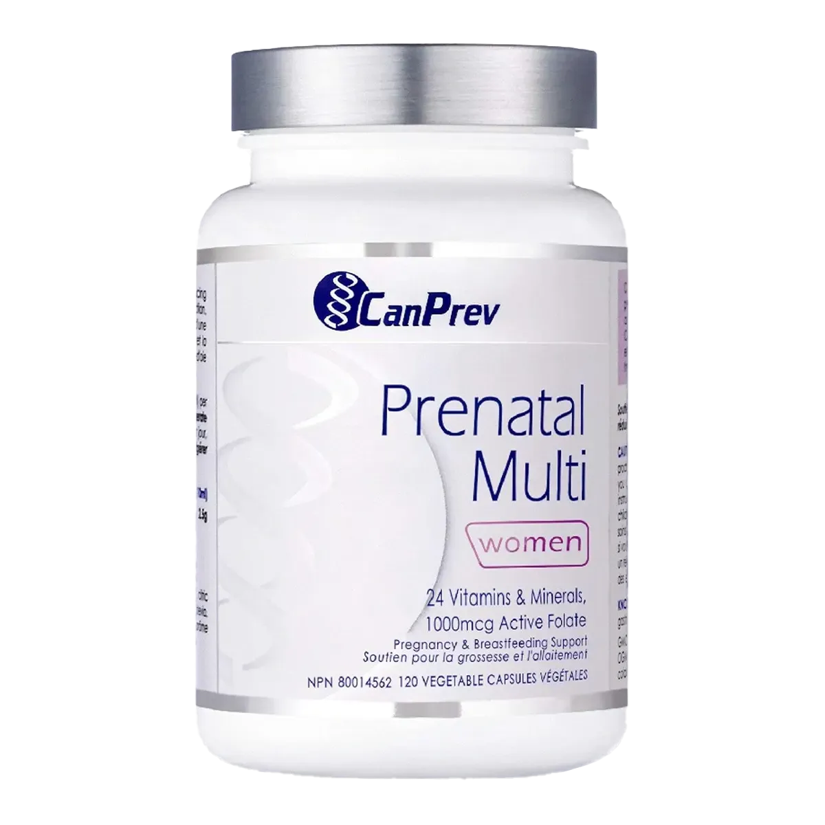 CanPrev Prenatal Multi 120 Capsules - Complete prenatal vitamins for healthy pregnancy.