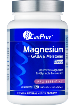 CanPrev Magnesium GABA Melatonin 120 Veggie Caps - Main product image