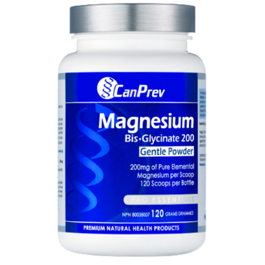 CanPrev Magnesium Bis-Glycinate 200 Gentle Powder 120g - Main product image