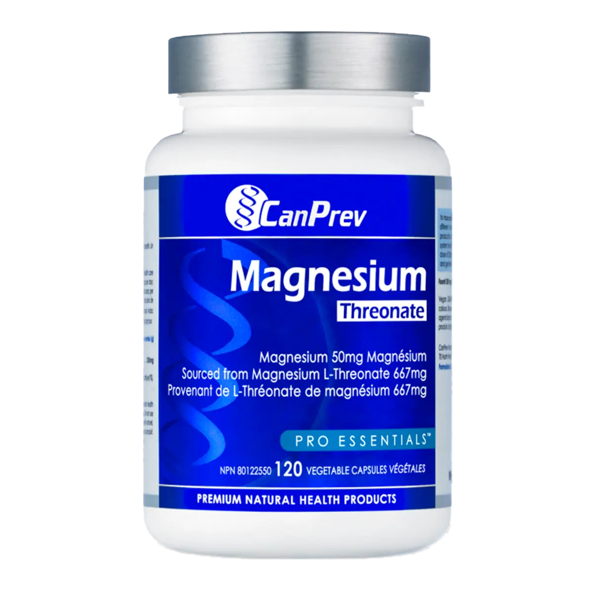 CanPrev Magnesium Threonate 120 Capsules - Main product image