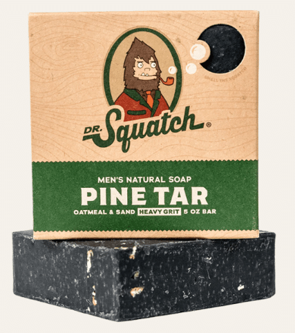 Dr Squatch Pine Tar Bar Soap, 141G