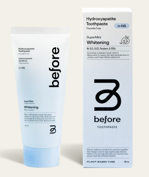 Before Self Care Company Hydroxyapatite Toothpaste Supermint, 100Ml