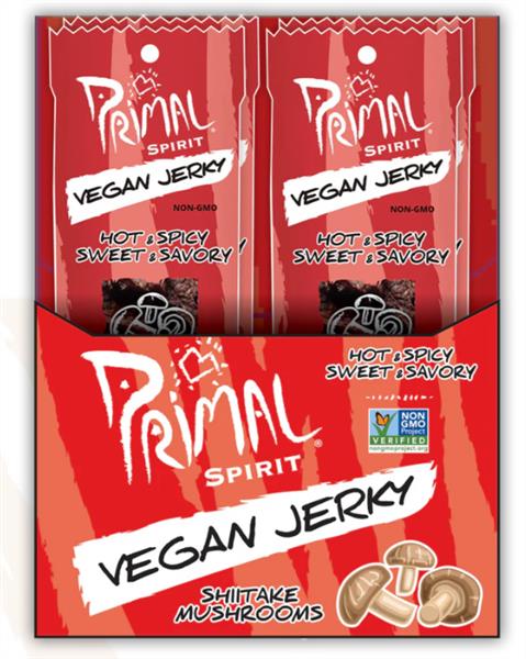 Primal Spirit - Hot&Spicy Vegan Jerky, 28G