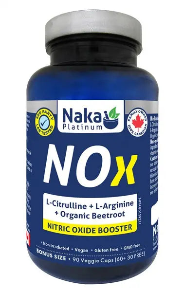 Naka Platinum Nox Nitric Oxide Booster, 90Vcaps