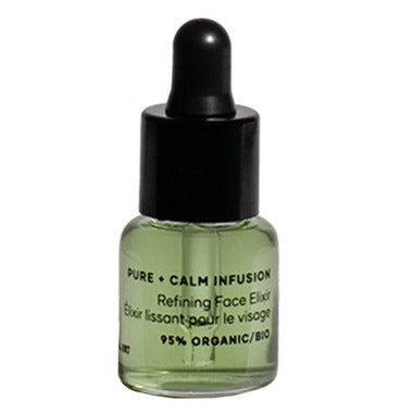 OM Organics Pure + Calm Infusion Refining Face Elixir, 7Ml