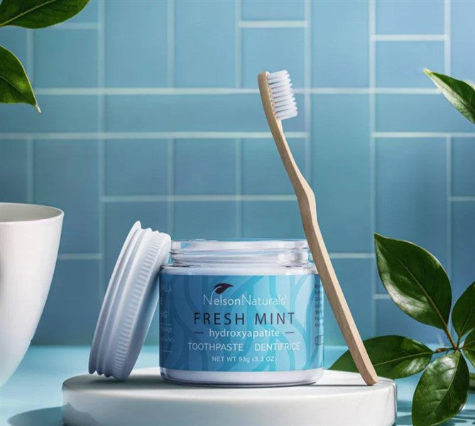 Nelson Naturals Zero Waste Toothpaste With Hydroxyapatite- Fresh Mint, 93G