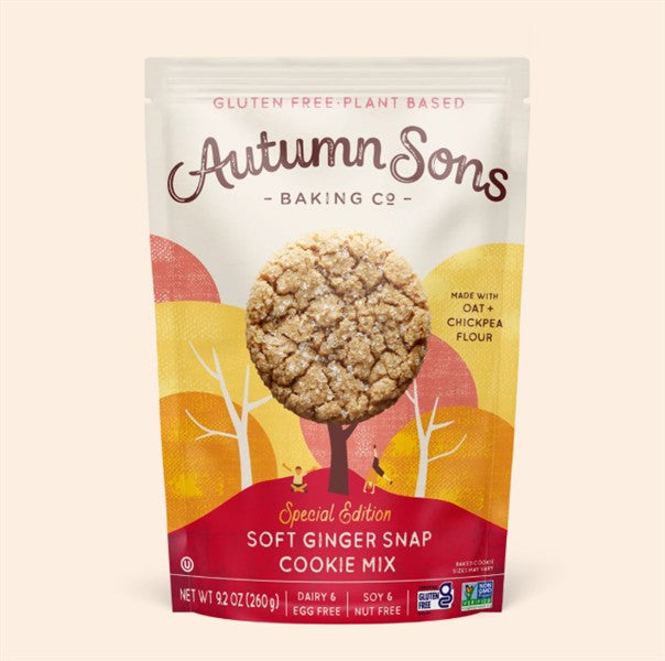 Autumn Sons Soft Ginger Snap Cookie Mix, 260G