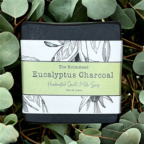 The Holmstead Eucalyptus Charcoal Bar Soap, 4.2Oz