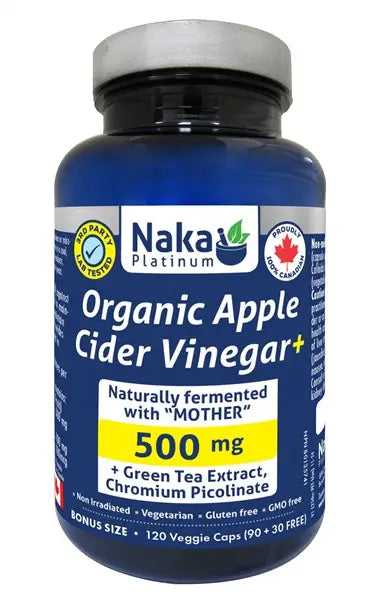 Naka Platinum Apple Cider Vinegar, 120Caps