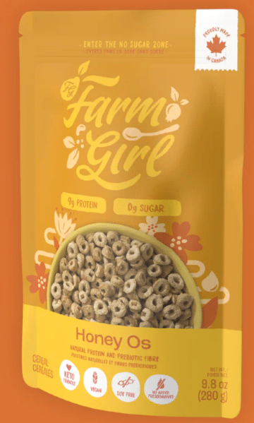 Farm Girl Honey O's Cereal, 280G