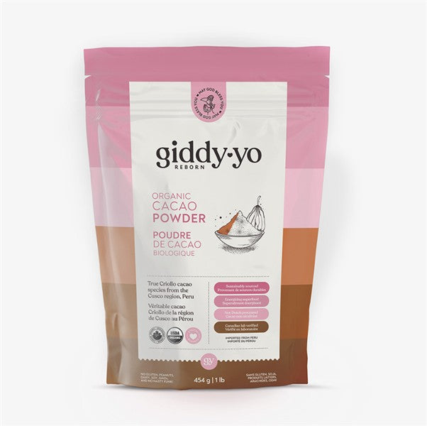 Giddy-Yo Organic Cocoa Powder, 454G