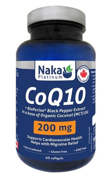 Naka Platinum Coq10 200Mg 60Sgels