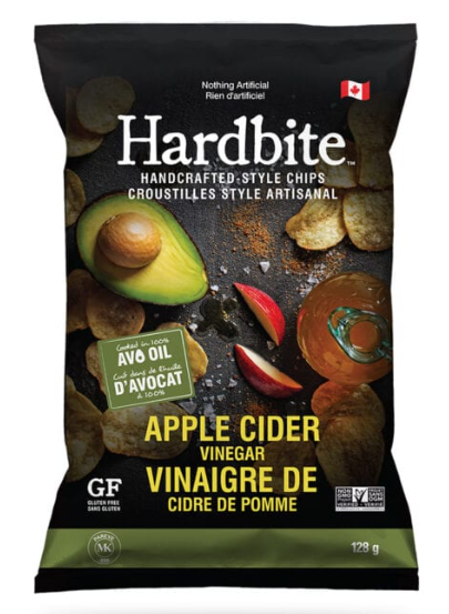 Hardbite Chips - Apple Cider Vinegar, 128G