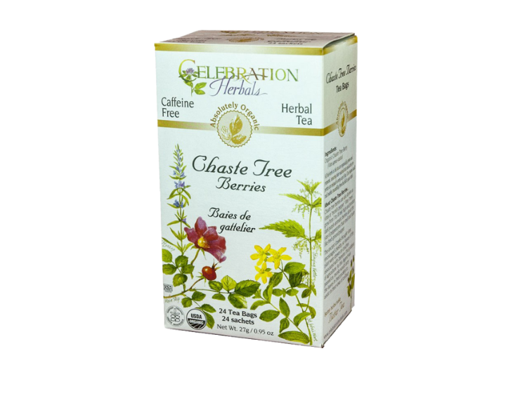 Celebration Herbals Chaste Tree Berries Tea, 24Bgs