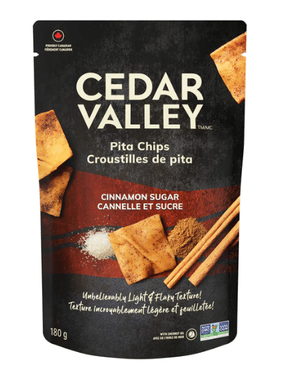 Cedar Valley - Cinnamon Sugar Pita Chips, 180G