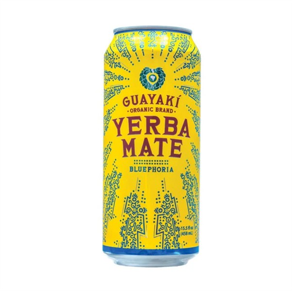 Guayaki Organic Yerba Mate Bluephoria, 458Ml