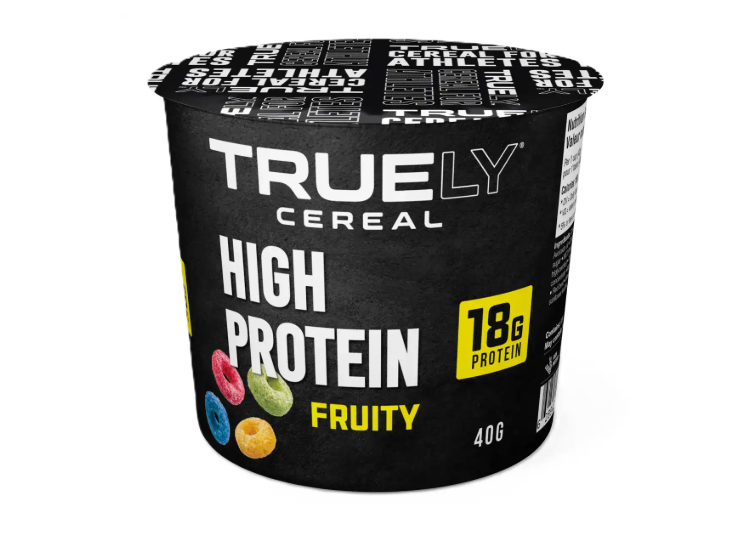 Truely Protein Cereal Cup Fruity, 40G