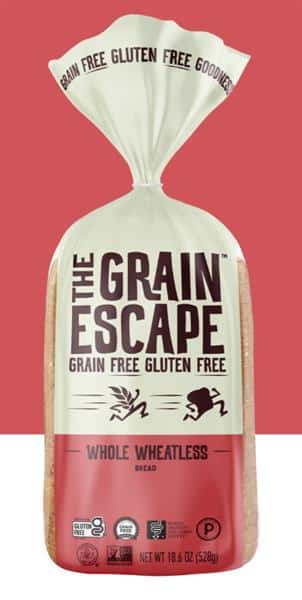 The Grain Escape- Grain & Gluten Free Whole Wheatless Bread