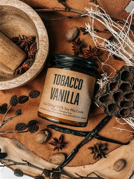 Lawrencetown Candle Co - Tobacco Vanilla, 7.2Oz