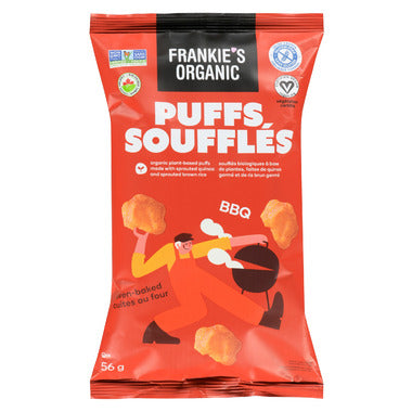Frankie's Organic Barbeque Puffs, 120G