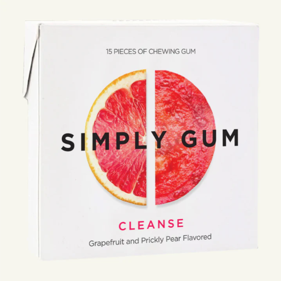Simply Gum Cleanse Natural Chewing Gum, 15Pc