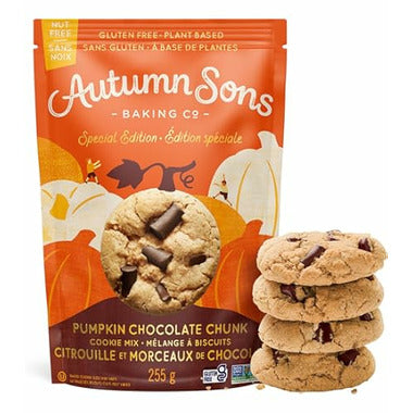Autumn Sons Pumpkin Chocolate Chunk Cookie Mix, 255G