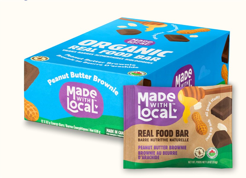 Made With Local - Peanut Butter Brownie Bar 53G