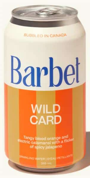 Barbet Sparkling Water - Wild Card, 355Ml