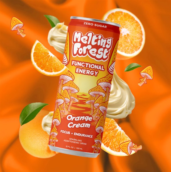 Melting Forest Energy Drink - Orange Cream, 355Ml