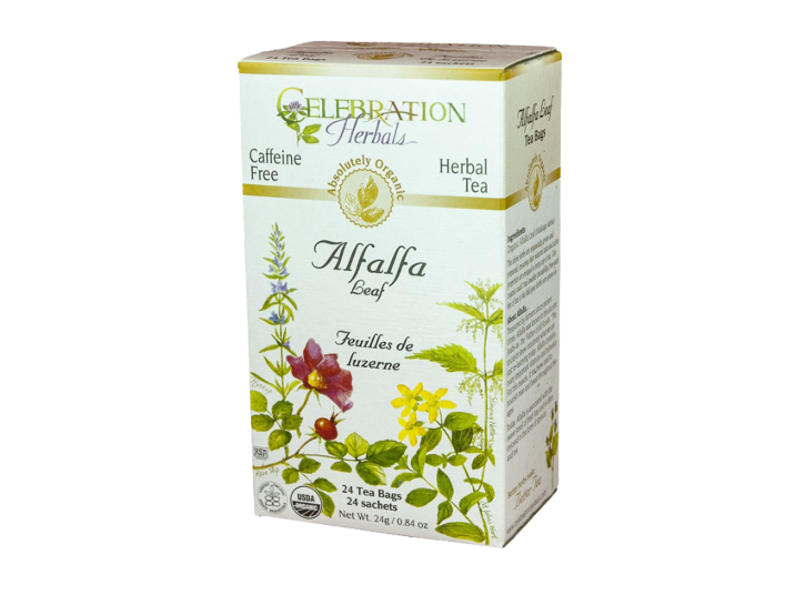 Celebration Herbals Organic Alfalfa Leaf Tea, 24Bgs