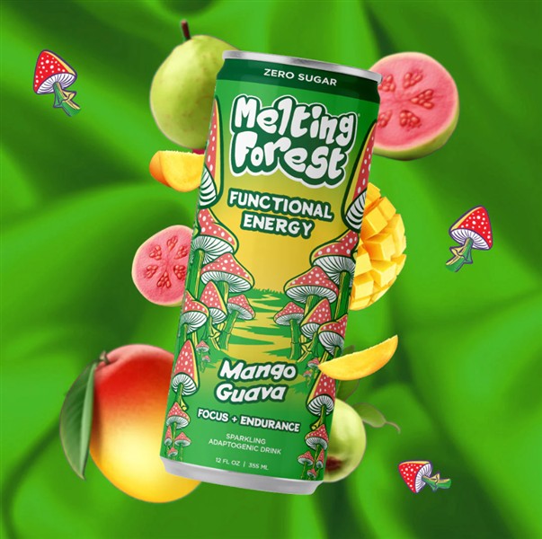 Melting Forest Energy Drink - Mango Guava, 355Ml