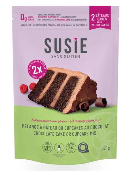 Susie Gluten Free Chocolate Cake Mix, 375G