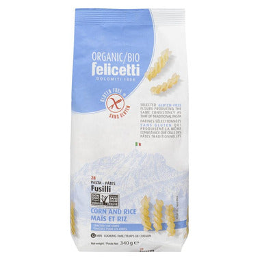 Felicetti Organic Gluten Free Rice Fusilli, 340G