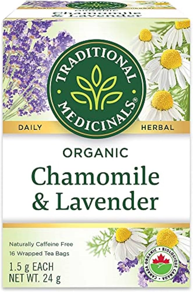 Traditional Medicinals - Organic Chamomile & Lavender Tea, 16 Bags