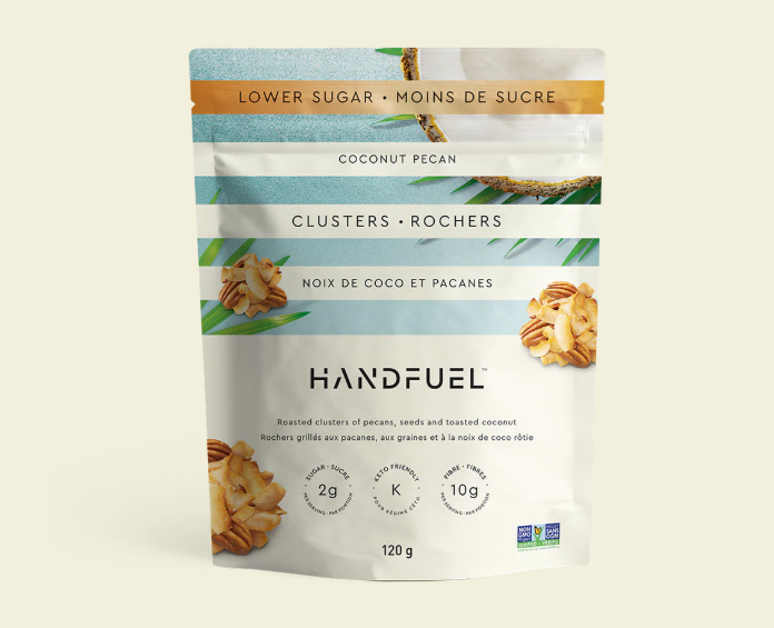 Handfuel Coconut Pecan Clusters, 120G