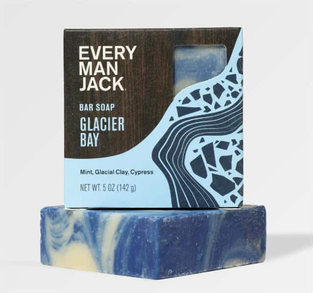 Every Man Jack Cold Plunge Bar Soap - Glacier Bay, 142G