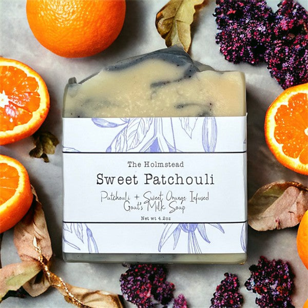 The Holmstead Sweet Patchouli Bar Soap, 4.2Oz