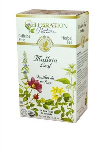 Celebration Herbals Mullein Leaf Tea 24 Tea Bags