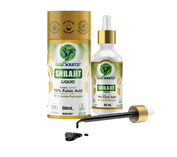Leaf Source Shilajit Liquid 70% Fulvic Acid, 60Ml