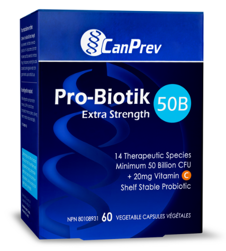 Canprev Pro-Biotik Extra Strength 50B, 60Caps