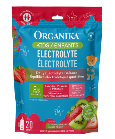Organika Kids Electrolyte Strawberry Kiwi, 3.5G X 20Pk
