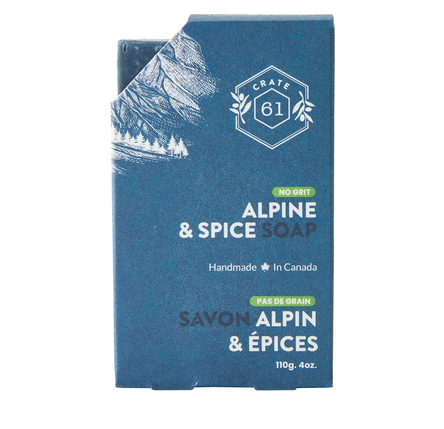 Crate 61 Organics Alpine & Spice Bar Soap, 110G